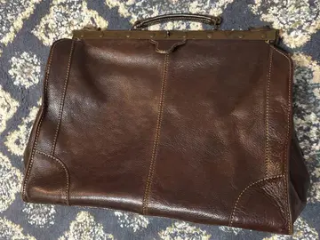 다크 브라운 가죽 보스턴 백 MADE IN ITALY