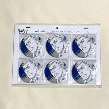 진격의 거인 WITSTUDIO season2 캔뱃지 엘빈 6개 세트