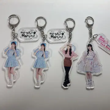 마나카 마나 아크릴 키링 카페 유카타 카와라보 3주년 세트