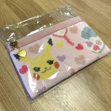 [ 미개봉 새상품 ] FEILER 포켓몬 러블리 화장품 플랫 파우치