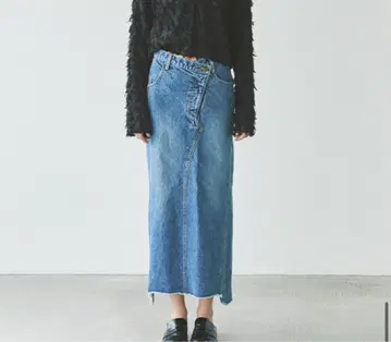 intimite Bias Denim Skirt 완판템