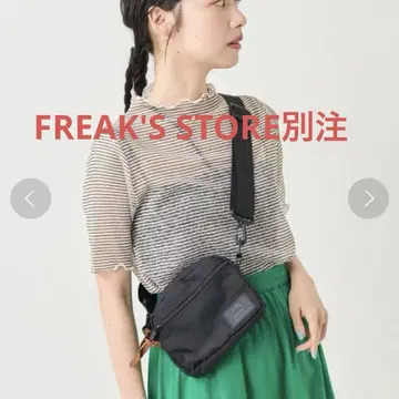그레고리 미니 숄더백 파우치 블랙 freaks store 별주