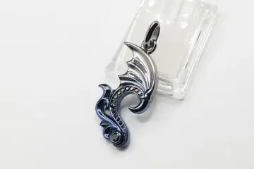 미사용 아르테미스 클래식 아쿠아 실버 콜라보 목걸이 블루