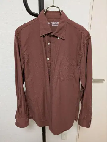 MUJI 홍차 긴팔 셔츠 M 사이즈