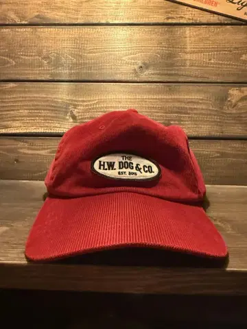 THE H.W.DOG&CO 코듀로이 워커즈 캡