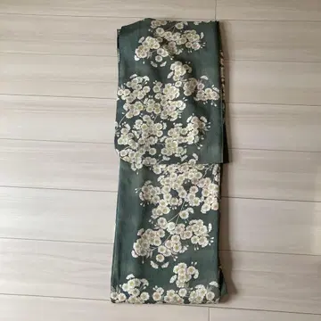 워셔블 기모노 벚꽃