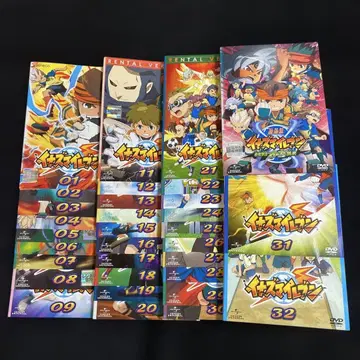 이나즈마 일레븐 DVD 전 32권 렌탈판 + 극장판 최강 군단