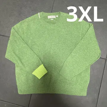 유니클로 x 안야 힌드마치 프리미엄 라무 크루넥 스웨터 3XL