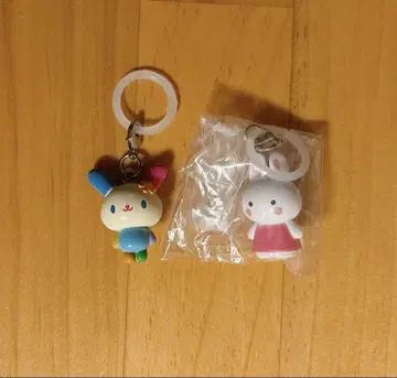 미사용 산리오 메지루시 액세서리 우사하나 치아리참 세트