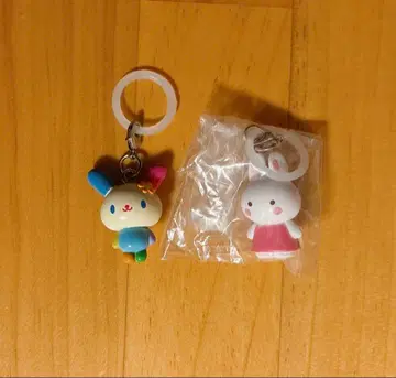 미사용 산리오 메지루시 액세서리 우사하나 치아리참 세트