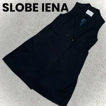 슬로브 이에나 [ SLOBE IENA ] 울 혼방 베스트 롱 베스트