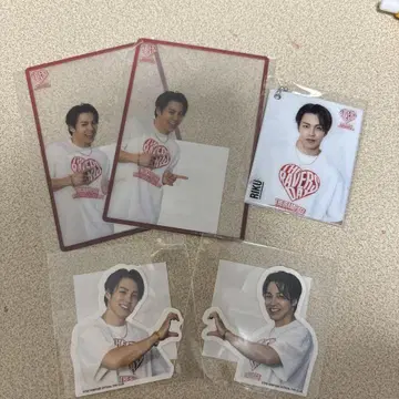 RIKU RAVERS DAY 로토 스티커 클리어 카드 키링
