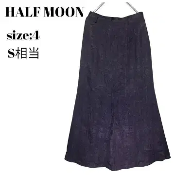 HALF MOON 롱 스커트 4 S 스타일리시 파티 고급