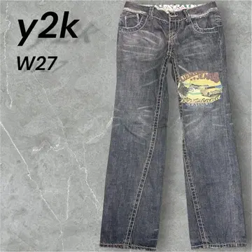 극레어 BLUEMOONBLUE Y2K 헤이세이 빈티지 데님