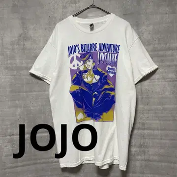 JOJO 죠죠의 기묘한 모험 히가시카타 죠스케 T셔츠 화이트 L