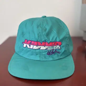 90s nylon cap green 수베니어 캡 BR19