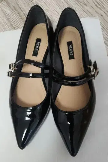 OHGA 스틸레토 플랫슈즈