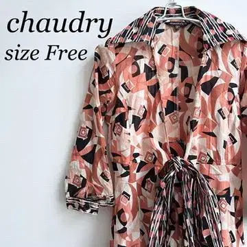 chaudry 차우드리 롱 셔츠 올 패턴