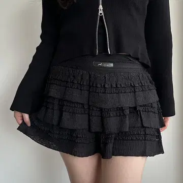 apres jour mignon 모듬 티어드 미니 스커트