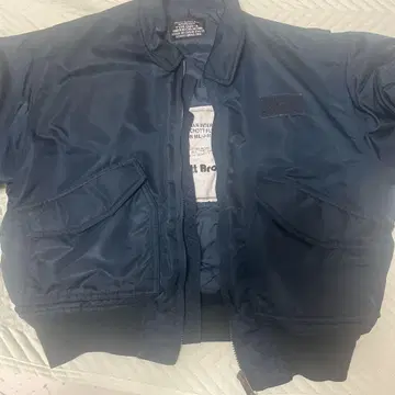 Schott CWU-R 플라이트 자켓 네이비