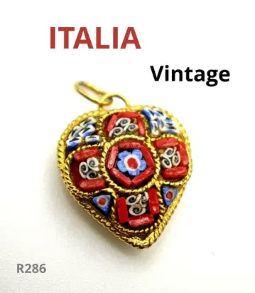 이탈리아제 빈티지 유리 모자이크 펜던트