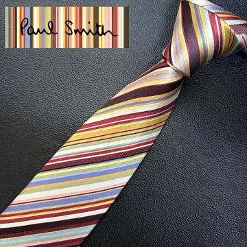 [ 미사용 ] Paul Smith 멀티 컬러 스트라이프 넥타이