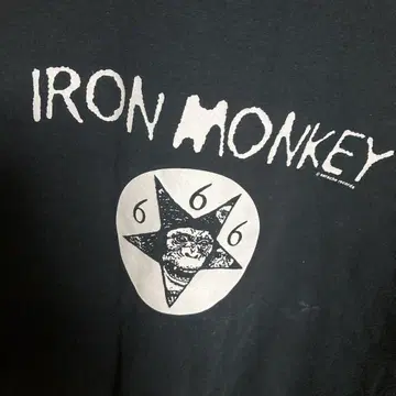 IRON MONKEY 집업 후드티 XL 사이즈 블랙