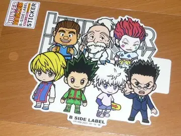 HUNTER x HUNTER 집합 빅 스티커 B-SIDE LABEL