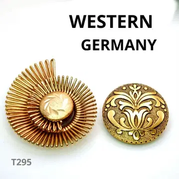 WESTERN GERMANY 빈티지 골드 타월 클립