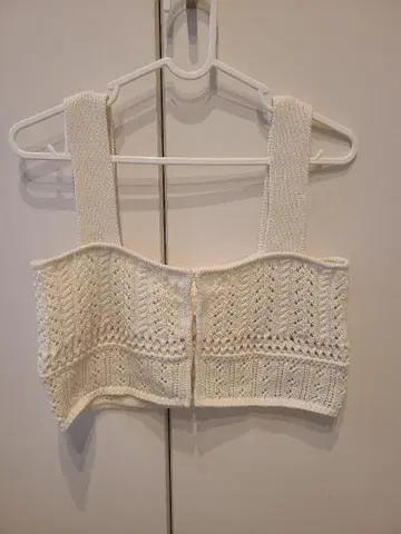 eaphi plant motif knit bustier