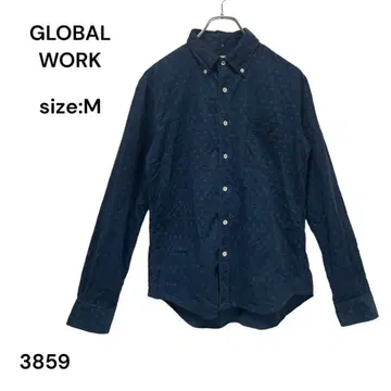 GLOBAL WORK 글로벌 워크 셔츠 상의 긴팔 M