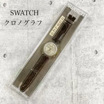 미사용품 스와치 크로노그래프 CROCCANTE SCK401 1994년