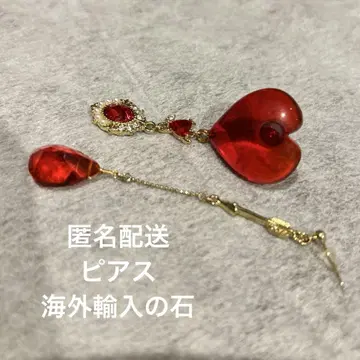 하트 귀걸이 핸드메이드