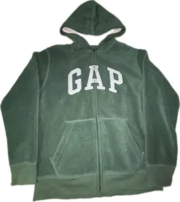 GAP 풀 집업 후드티 XXL 그린 카키 kids