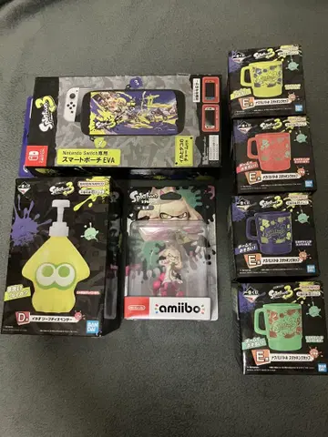 스프라툰 amiibo 히메와 굿즈 세트