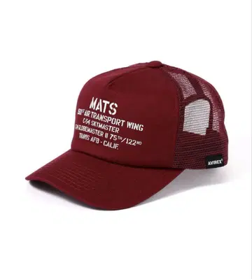 MATS 캡 버건디