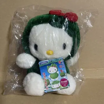 헬로키티 후드 부착 봉제 인형 약 20cm 홋카이도 한정 마리모