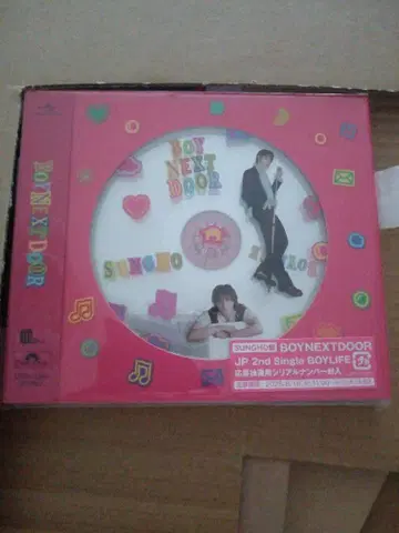 BOY NEXT DOOR BOYLIFE 한정판 SUNGHO반 CD