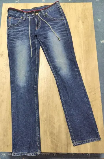 EDWIN 503 스트레이트 데님 L 다크 블루 스트레치