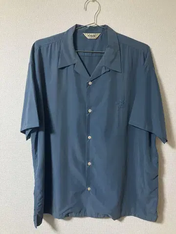 CALEE 오픈 카라 셔츠 XL 반팔