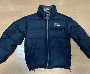 FIRST DOWN 블랙 다운 자켓 리버서블 M 사이즈