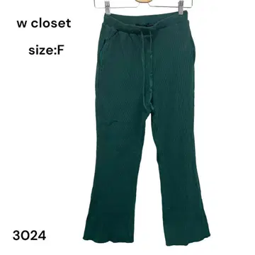 더블 클로젯 w closet 팬츠 캐주얼 FREE 허리밴딩