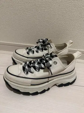 CONVERSE ALL STAR 화이트 통굽 스니커즈