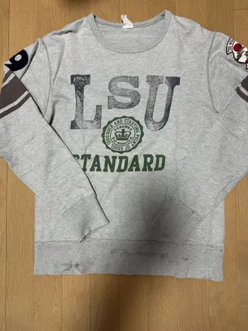 K Mayer LSU 프린트 그레이 트레이닝복 M
