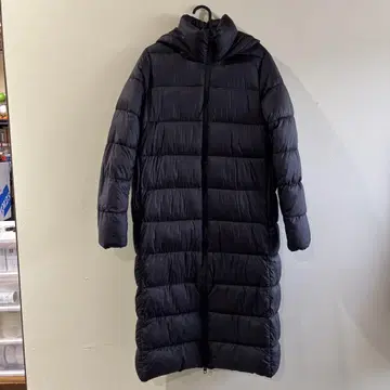 S 사이즈 ZARA 롱 다운 자켓 블랙