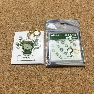 [ Mozuku ] Algae x HelloKitty 아크릴 키링