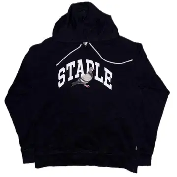 USA 구제 의류 칼리지 계열 STAPLE 대학 애니멀 자수 후디 후드티