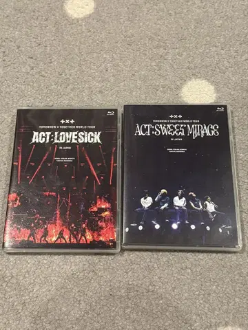 TXT ACT: LOVESICK & SWEET MIRAGE 2매 세트