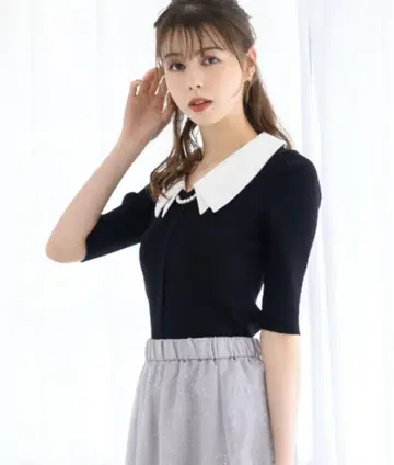 미슈마슈 반팔 상의 블랙 택 포함 새상품