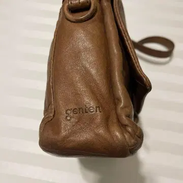 올드 가죽 천연 가죽 빈티지 숄더백 [ genten ] 겐텐